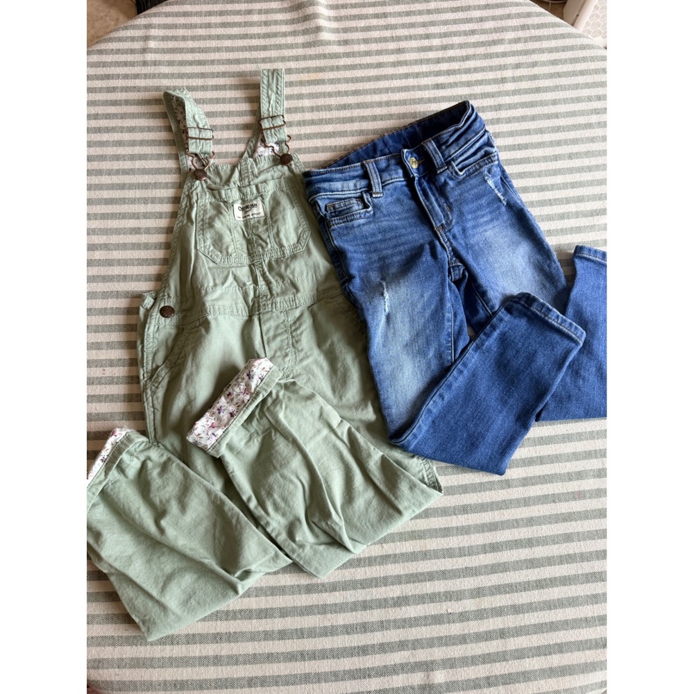 Girl's Overalls & Jean Bundle Size 5T